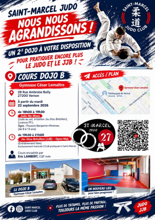 NOUS NOUS AGRANDISSONS !
